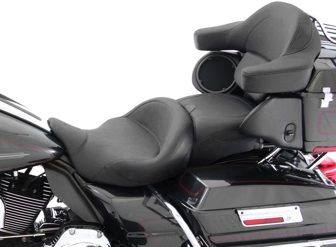 Mustang 79538 Super Touring One-Piece Vintage Seat with Receiver