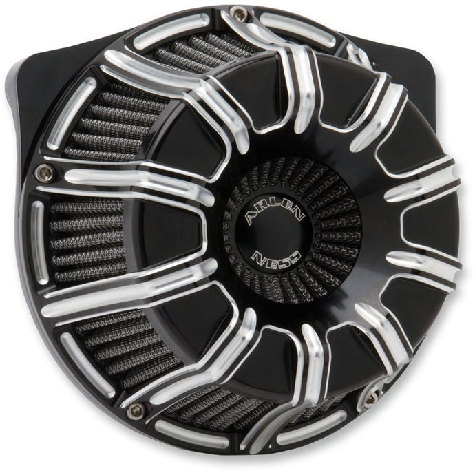 Arlen Ness 18-941 Inverted Series 10-Guage Air Cleaner Kit - Black Anodized