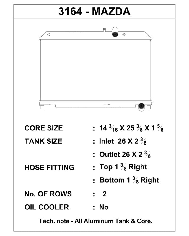 Load image into Gallery viewer, Csf 3164 CSF Radiators - Aluminum
