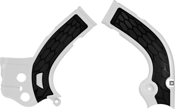 Acerbis 2976221035 X-Grip Frame Guard - White/Black