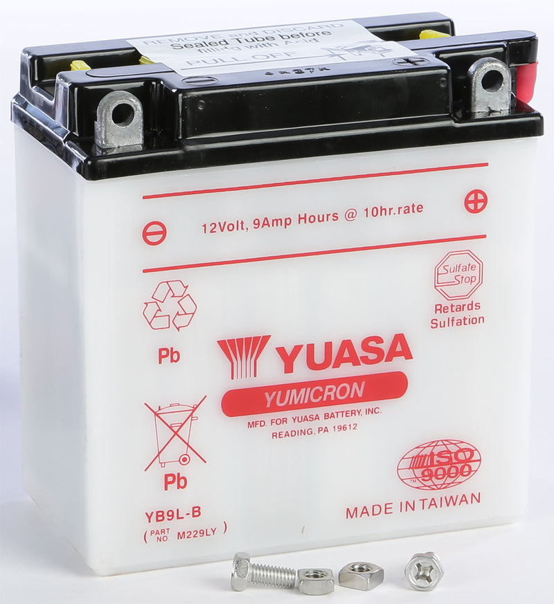 Yuasa YUAM229LY Yumicron Battery - YB9L-B