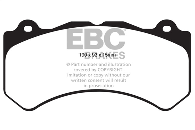 Load image into Gallery viewer, Ebc DP41853R EBC Yellowstuff Brake Pad Sets

