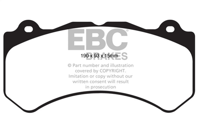 Ebc DP41853R EBC Yellowstuff Brake Pad Sets