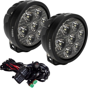 Vision X 9956237 Cannon Race Series 7 Led Driving Light - Clear Lenses