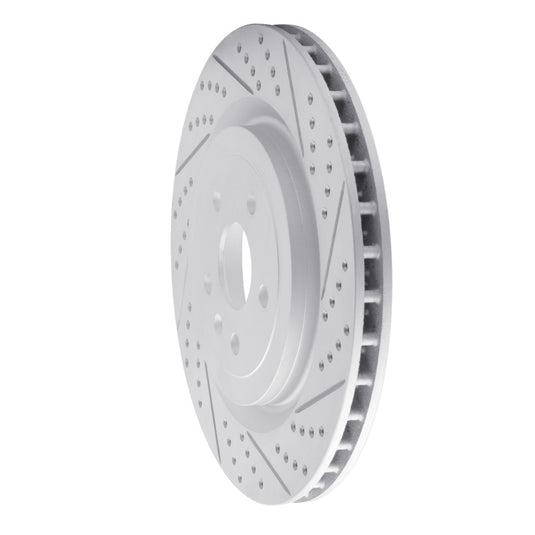 R1 Concepts 830-47039L RNC Geo-Carbon Rotor - Drill & Slot