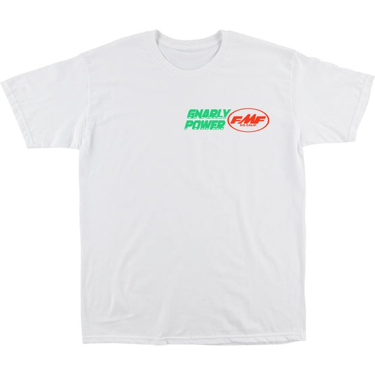 Fmf Racing Gnarly Power T-Shirt (XX-Large, White)