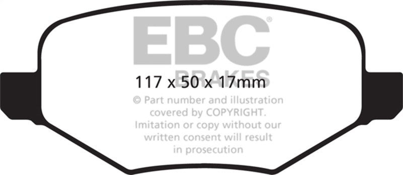 Load image into Gallery viewer, Ebc DP41826R EBC Yellowstuff Brake Pad Sets
