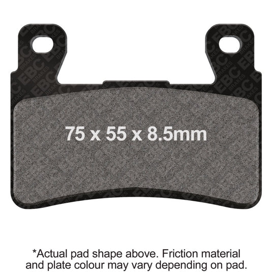 Ebc Powersports FA265HH EBC HH Sintered Brake Pads