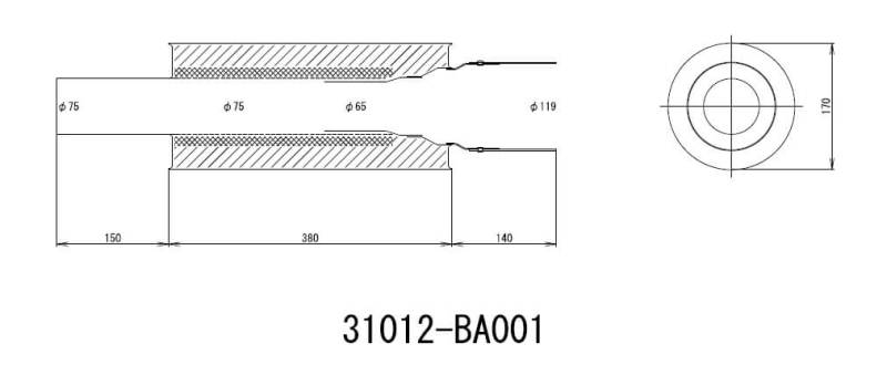 Load image into Gallery viewer, Hks 31012-BA001 HKS Exhaust - Carbon-Ti
