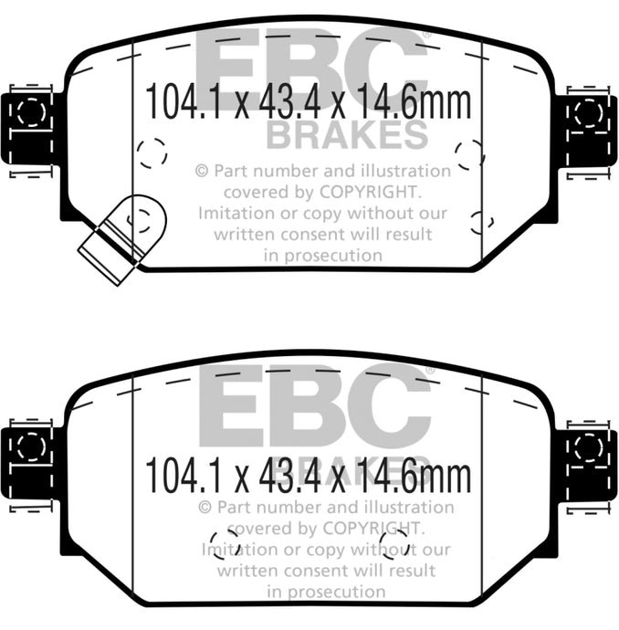 Ebc DP33081C EBC Redstuff Brake Pad Sets