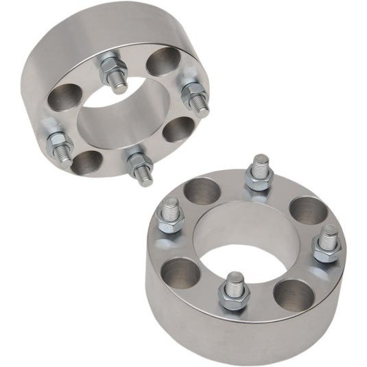 Moose Utility MO41564156-2-12 2in. Aluminum Wheel Spacers - 4/156 Bolt Pattern - 12mm x 1.25 Stud