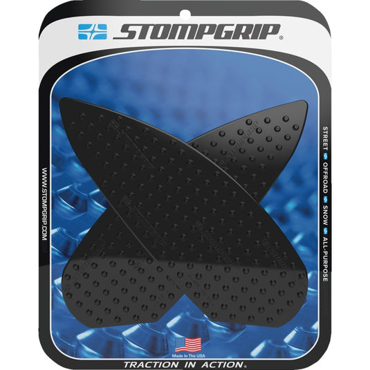 Stompgrip 55-10-0165B Volcano Profile Traction Tank Grip - Street - Black