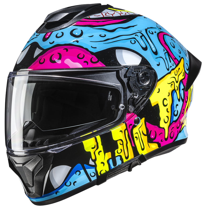 Load image into Gallery viewer, Hjc C71 Squeeze Helmet (XX-Large, Blue/Pink (MC-28))
