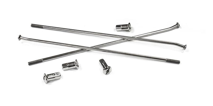 Psychic Mx MX-06040 Rear Stainless Steel Spoke Set - 19in.