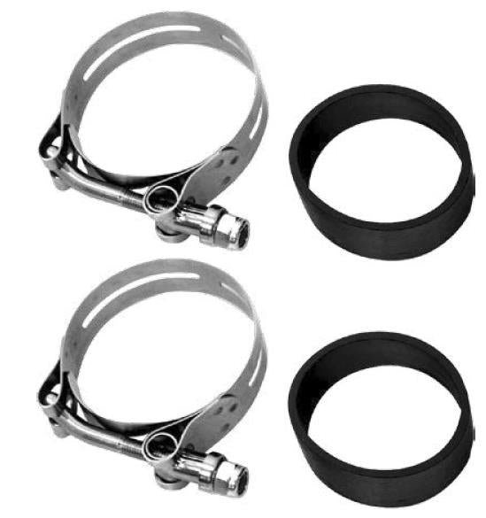 Harddrive 18-0282S Intake Clamp Set - Stainless Steel Aircraft Style