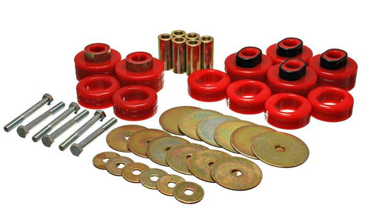Energy Suspension 4.4116R ES Subframe Bushings - Red