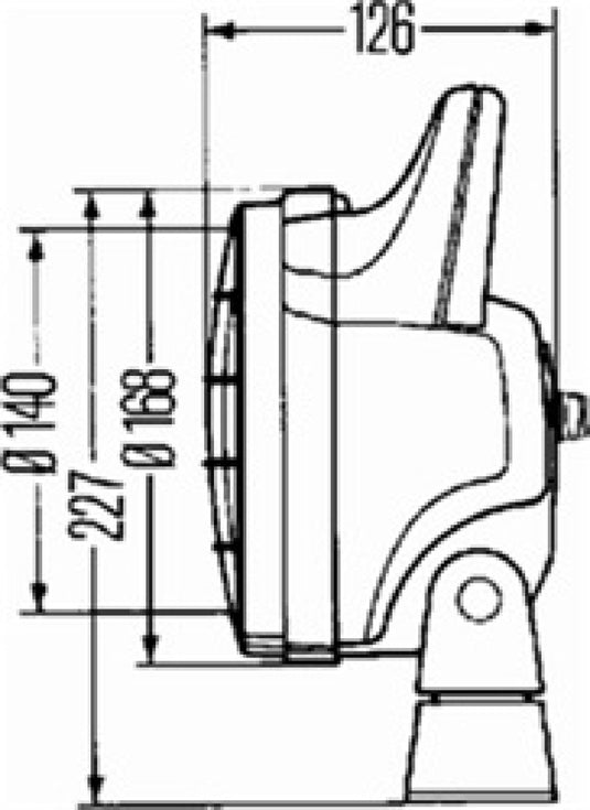 Hella H15470001 HELLA Work Lamp