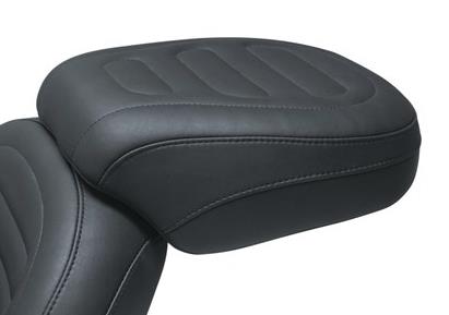 Mustang 75888 Max Profile Solo Touring Passenger Seat - Trapezoid Stitch