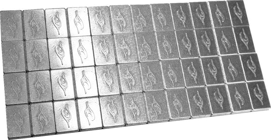 Coastal Moto WWKIT-25-12P Wheel Weights - Polished - 0.25oz. - 48 Pack