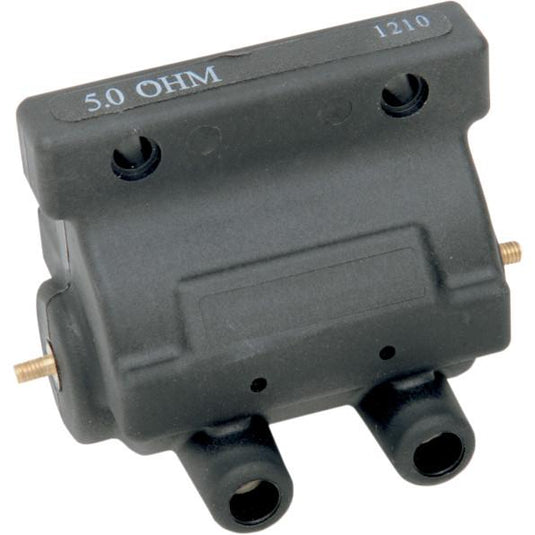Drag Specialties 2102-0215 12V Performance Ignition Coil - 5 OHM - Black