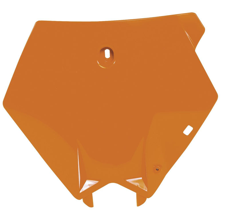 Acerbis 2314230237 Front Number Plate - Orange