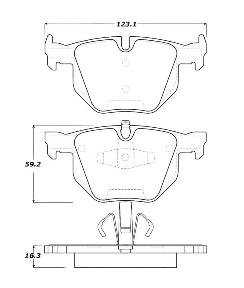 Load image into Gallery viewer, Stoptech 308.11700 ST Street Brake Pads
