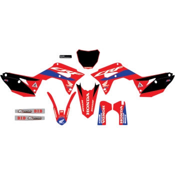 Dcor 20-10-621 HRC Honda Complete Graphic Kit - Black