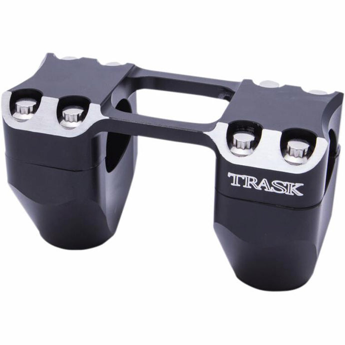 Trask Performance TM-8602-6RC Assault Risers for 1in. Handlebars - 6in. - Black Reverse Cut