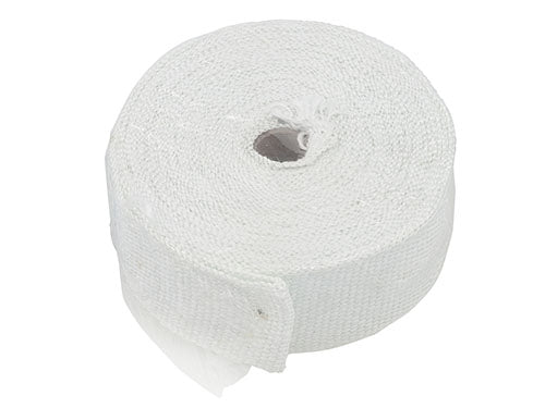 Spi UP-02052WI Exhaust Protection Tape - Fiberglass  - White - 2in. x 49ft.