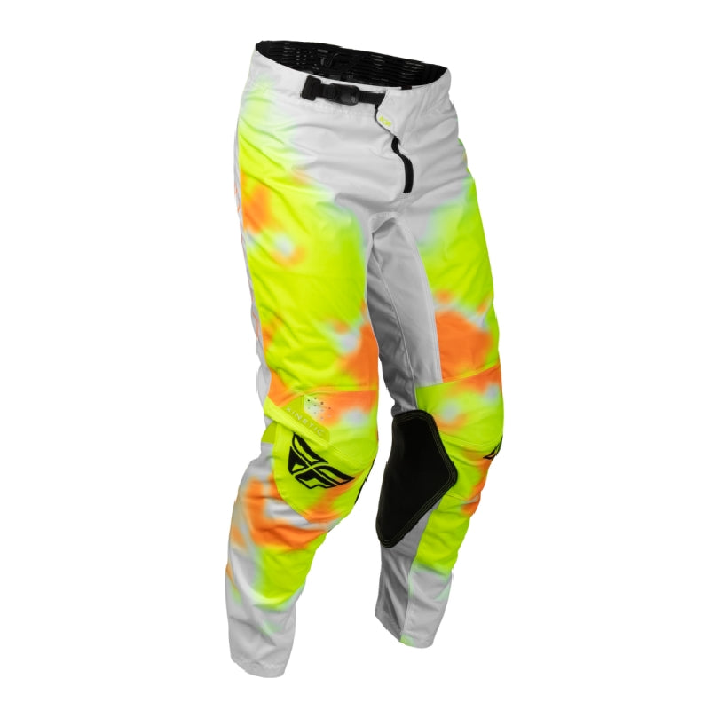 Load image into Gallery viewer, Fly Racing Kinetic Blur Pants (40, White/Hi-Vis/Orange)
