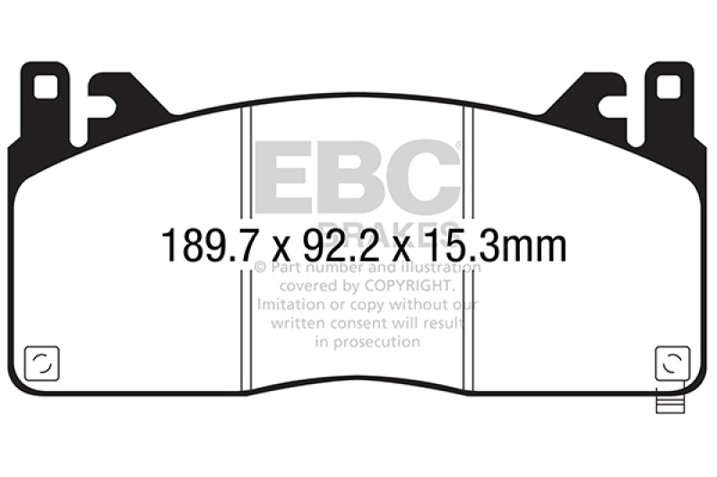 Load image into Gallery viewer, Ebc DP53055NDX EBC Bluestuff Brake Pad Sets
