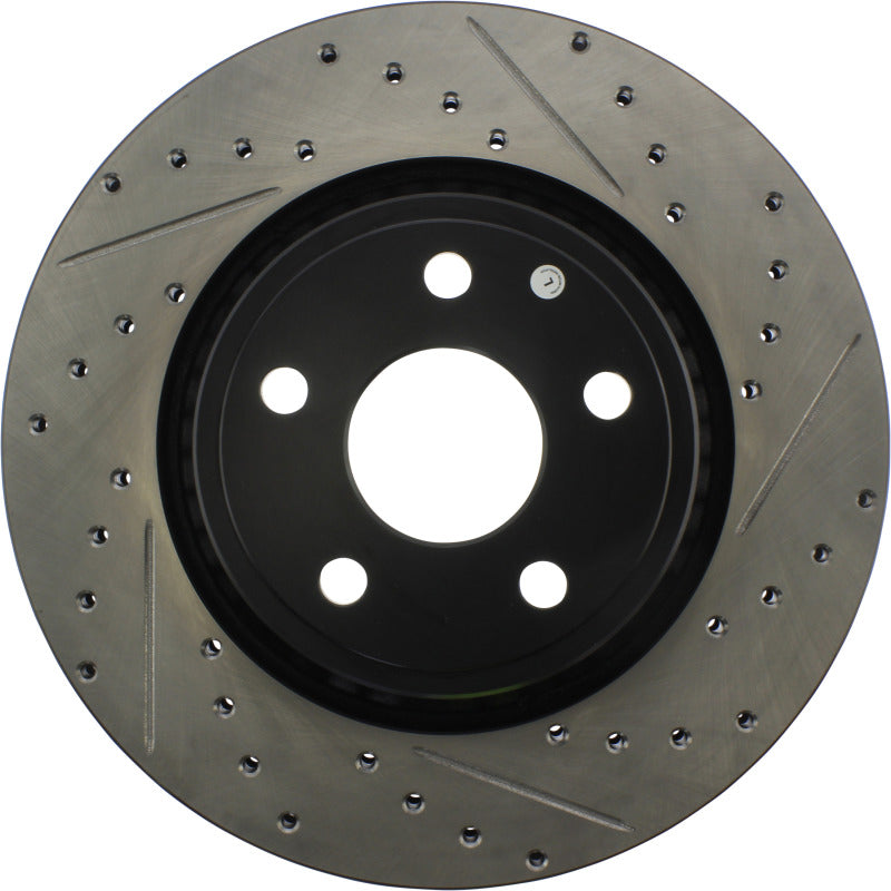 Load image into Gallery viewer, Stoptech 127.58008L ST Slot &amp; Drill Brake Rotors
