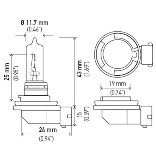 Hella H9 HELLA Miniature Bulb