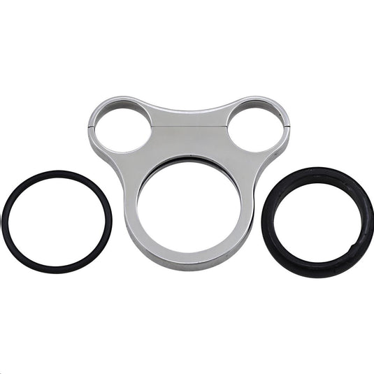 Cycle Performance CPP/9085M Single Mini Gauge Bracket - 1-1/2in. T-Bars