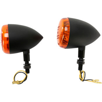 K&S Technologies 26-5301 DOT LED Marker Lights - 2 wires - Black/Amber