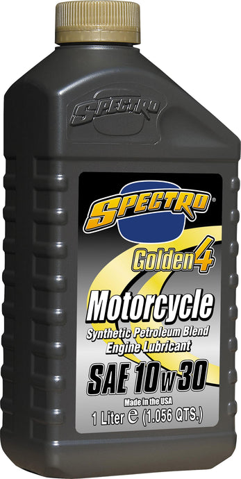 Spectro 310271 Golden Motorcycle Semi-Syn 4T - 10W30 - 1lt. - 12/Case