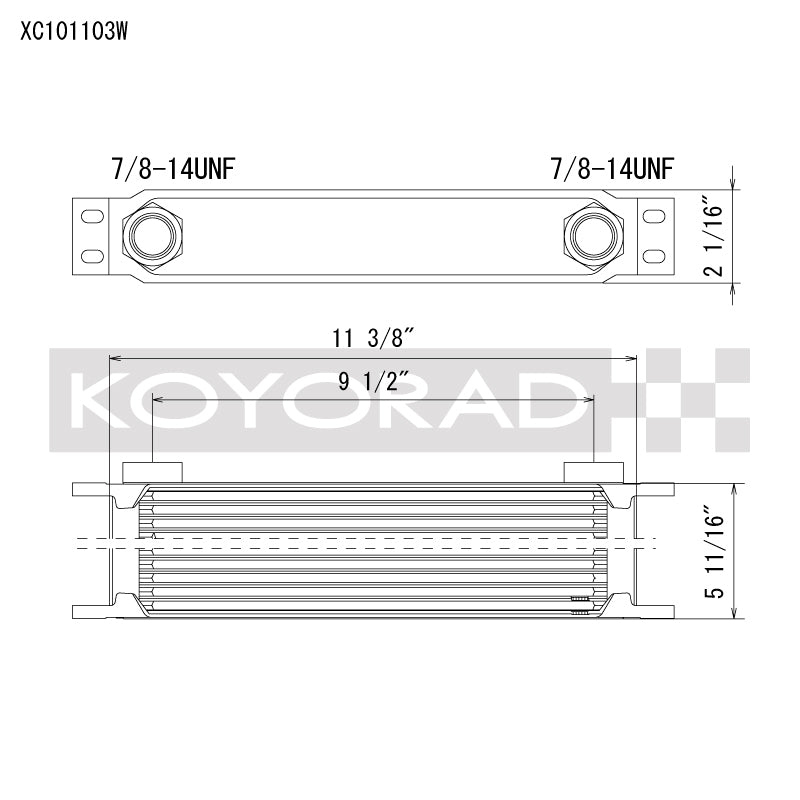 Load image into Gallery viewer, Koyo XC101103W KOY Oil Coolers
