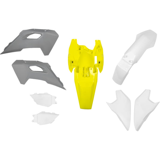 Acerbis 2987368211 Plastic Kit - 25 OEM Gray/Yellow/White