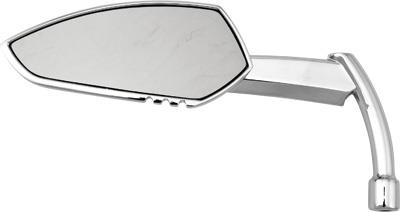 Harddrive M60-6343CR Universal Apache Mirror w/Knife Stem - Chrome - Right