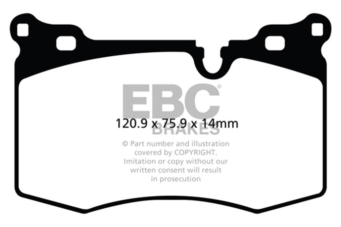 Ebc DP41854R EBC Yellowstuff Brake Pad Sets