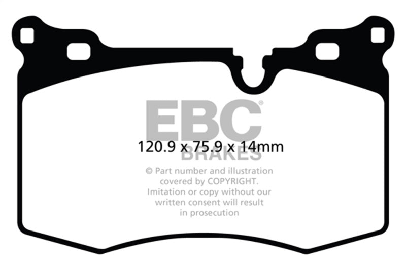 Load image into Gallery viewer, Ebc DP41854R EBC Yellowstuff Brake Pad Sets
