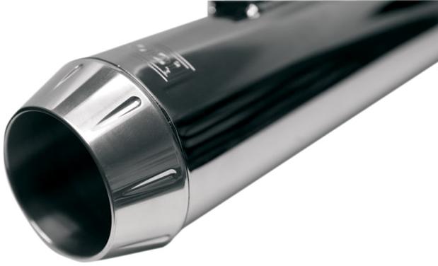 Bassani Manufacturing ENDCAP-SM Polished Billet End Cap with 1/2in. Lip for Short Mufflers