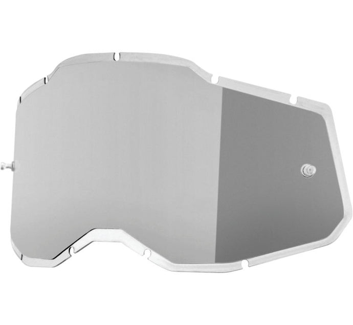 100% Replacement Injected Lenses for Adult Racecraft 2/Accuri 2/Stratus 2 Goggles - Silver