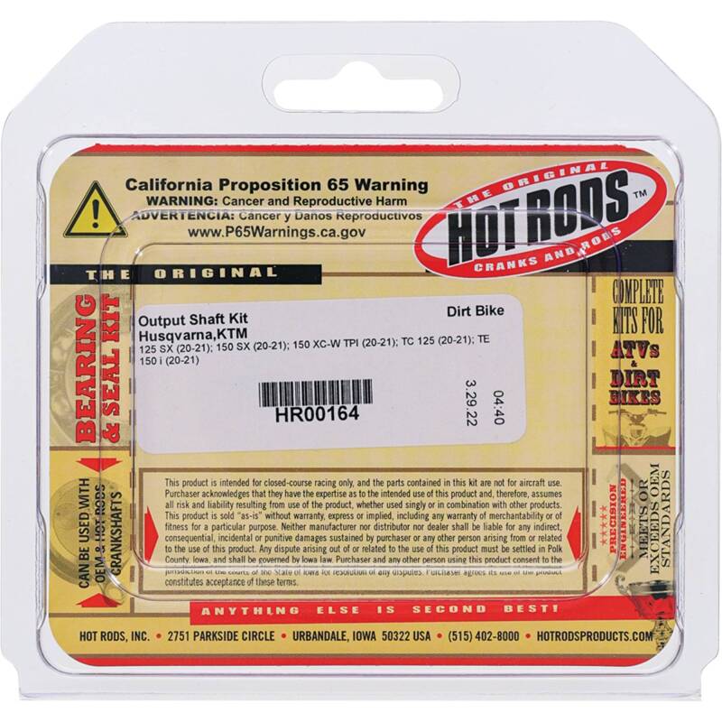 Load image into Gallery viewer, Hot Rods HR00164 HDS Output Shaft Kit
