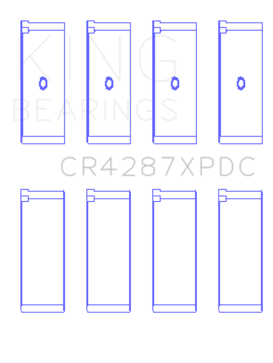 King Engine Bearings CR4287XPDC KING Performance Rod Bearings