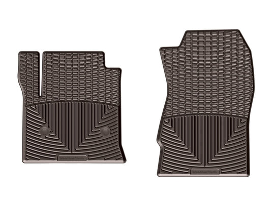 Weathertech W309CO WT Rubber Mats - Front - Cocoa