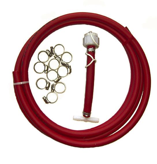 Atlantis A2500XRD Universal Flush Kit with Water Line Kit - Red