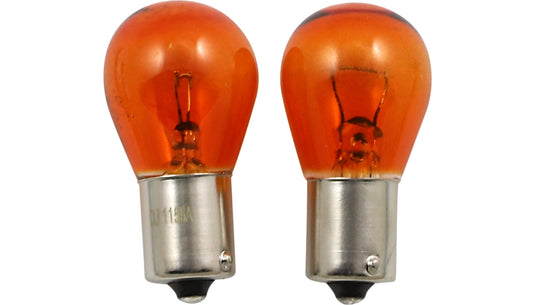 Peak Lighting 1156A-BPP Miniature Light Bulbs - Amber - 12.8V - 27w