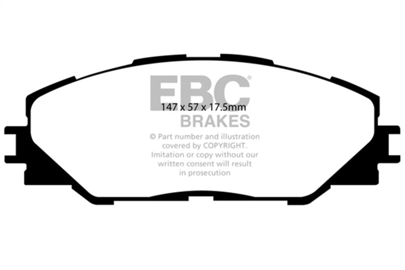 Load image into Gallery viewer, Ebc DP41792R EBC Yellowstuff Brake Pad Sets

