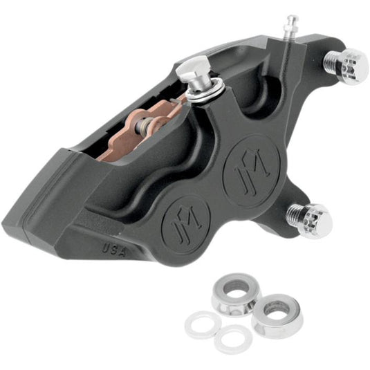 Performance Machine 0053-2920-SMB Four-Piston Differential-Bore Brake Caliper Kit - Black Ops